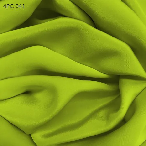 4 Ply Silk Crepe - Acid Lime