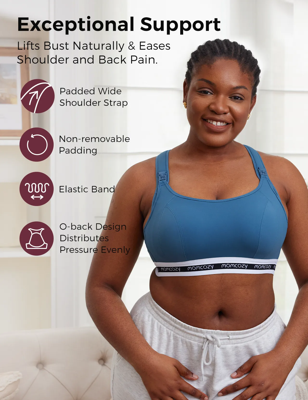 Active - Low Impact Nursing Sports Bra