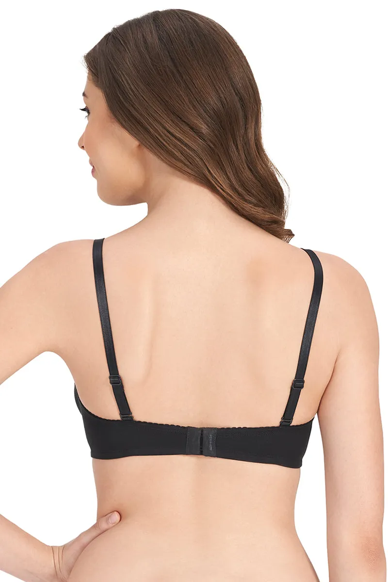 All Day Comfort Non-padded & Non-wired Bra - Black