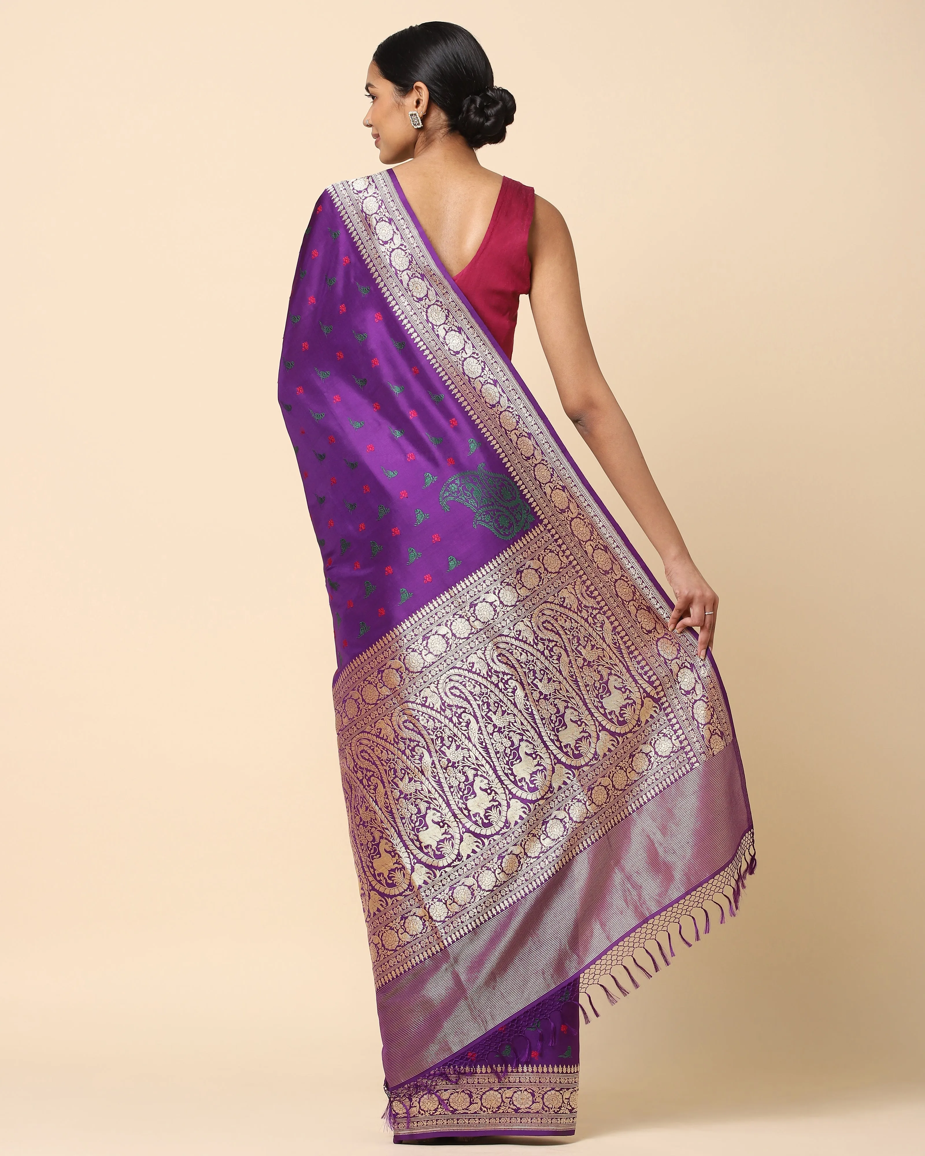 Amelia Kadwa Silk Saree