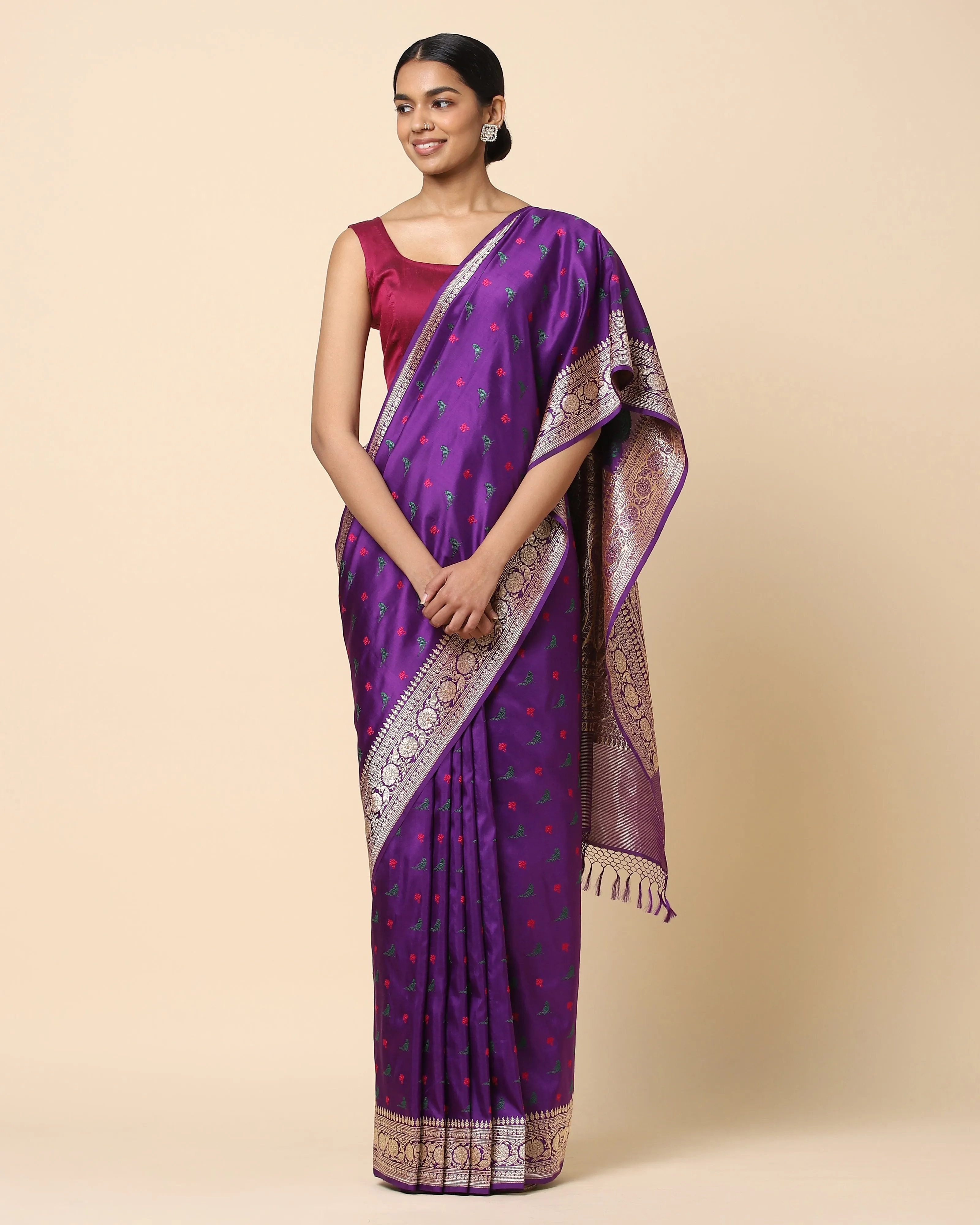 Amelia Kadwa Silk Saree