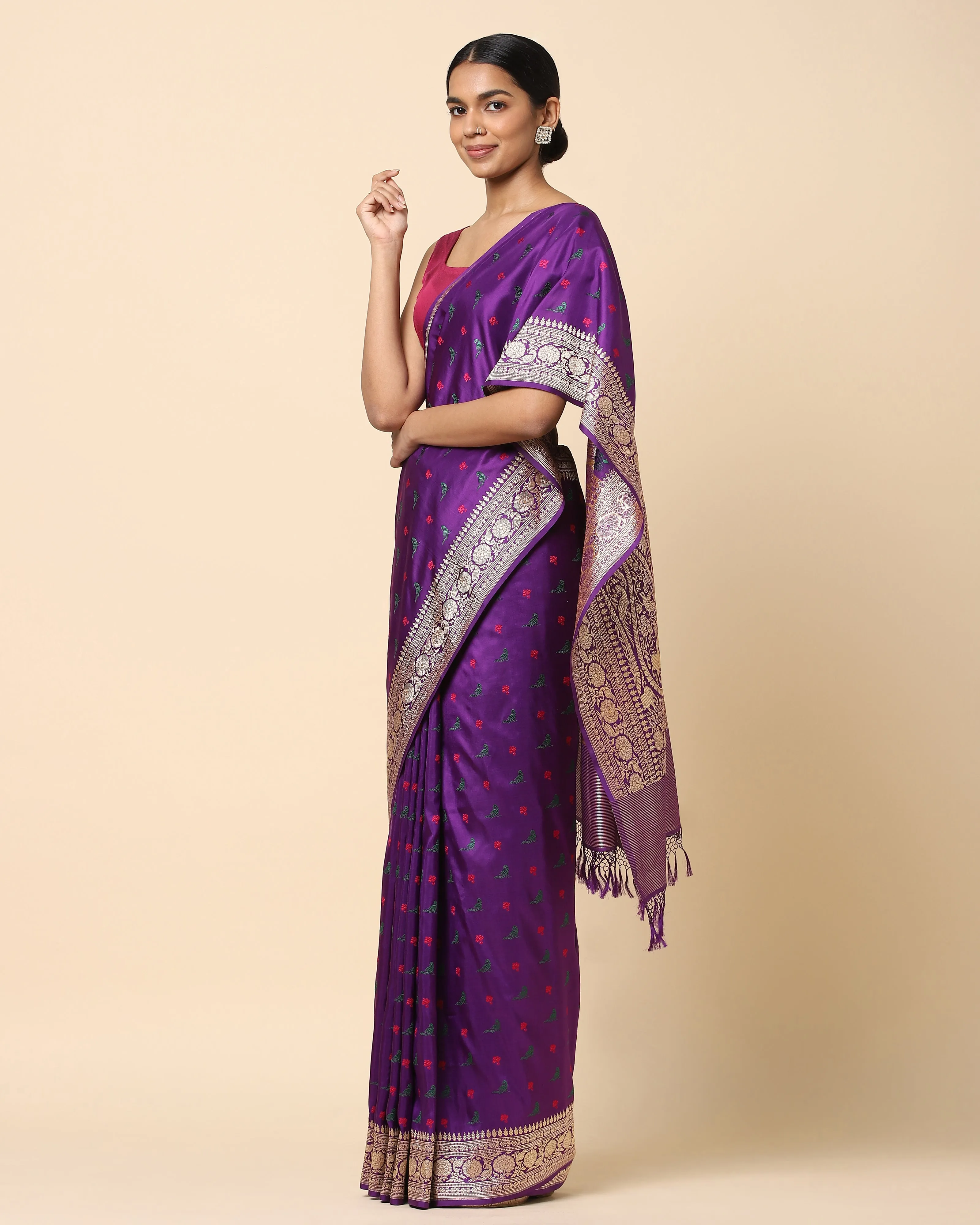 Amelia Kadwa Silk Saree