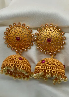 APPEALING MATTE JHUMKI