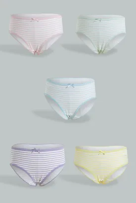 Assorted Striped Boxer Briefs (Pack Of 5)