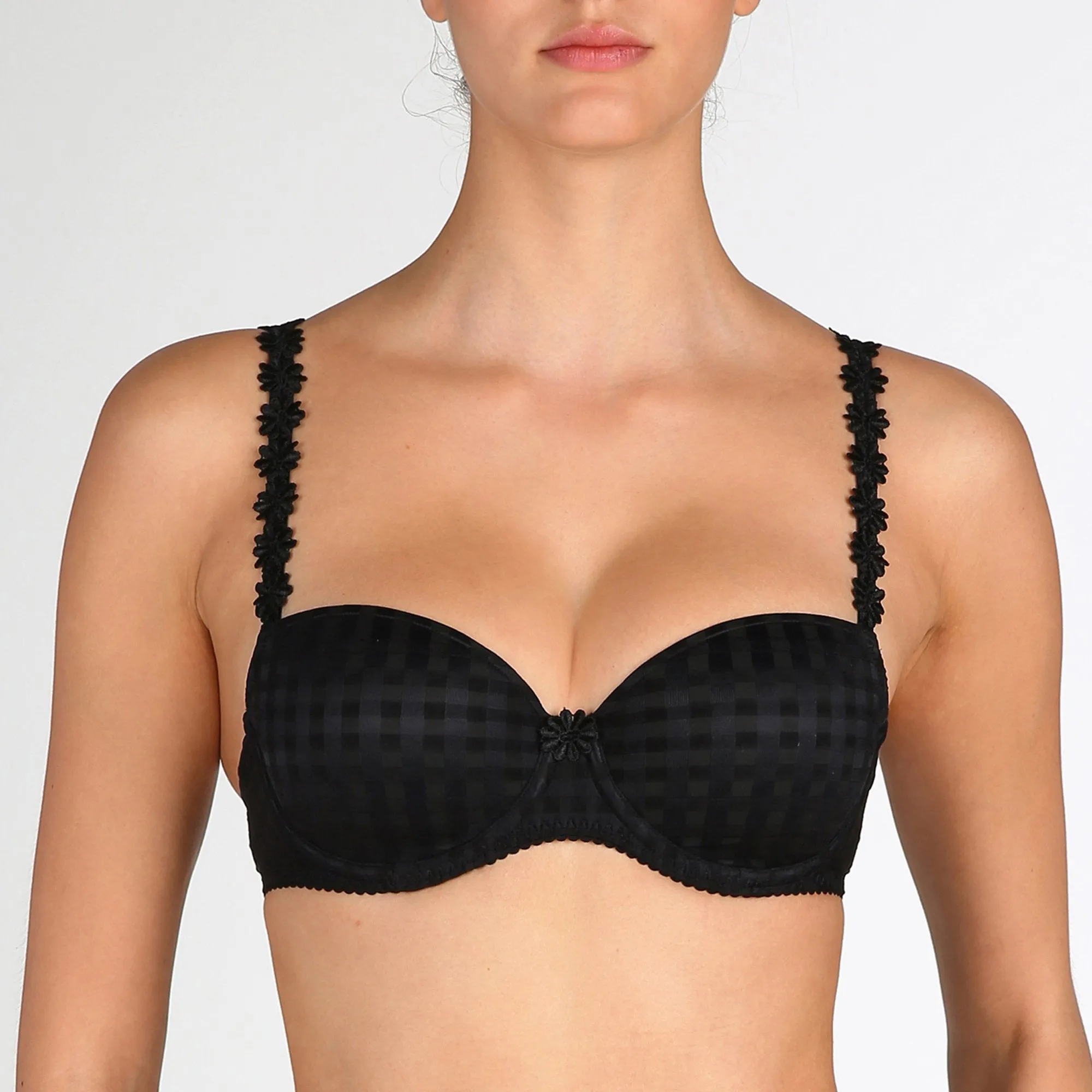 Avero Formed Cup Balconnet Bra (Black) A-F