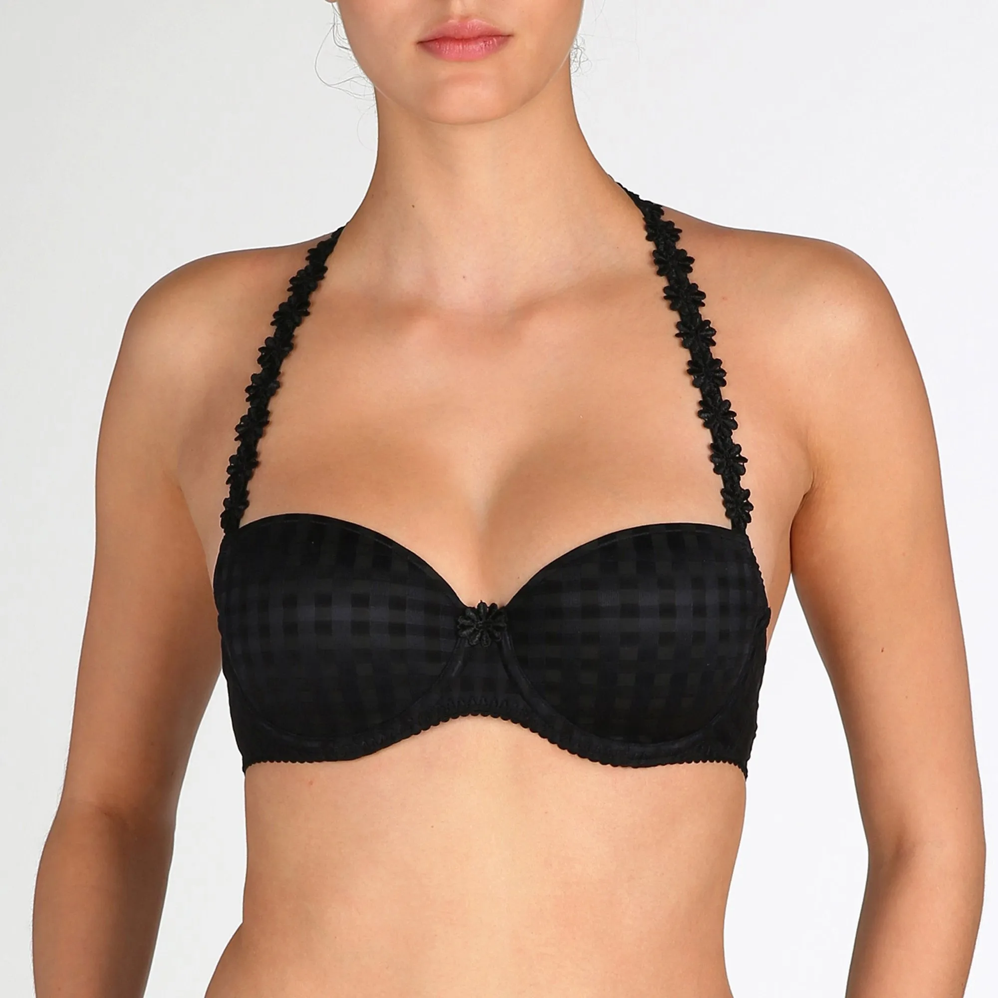 Avero Formed Cup Balconnet Bra (Black) A-F