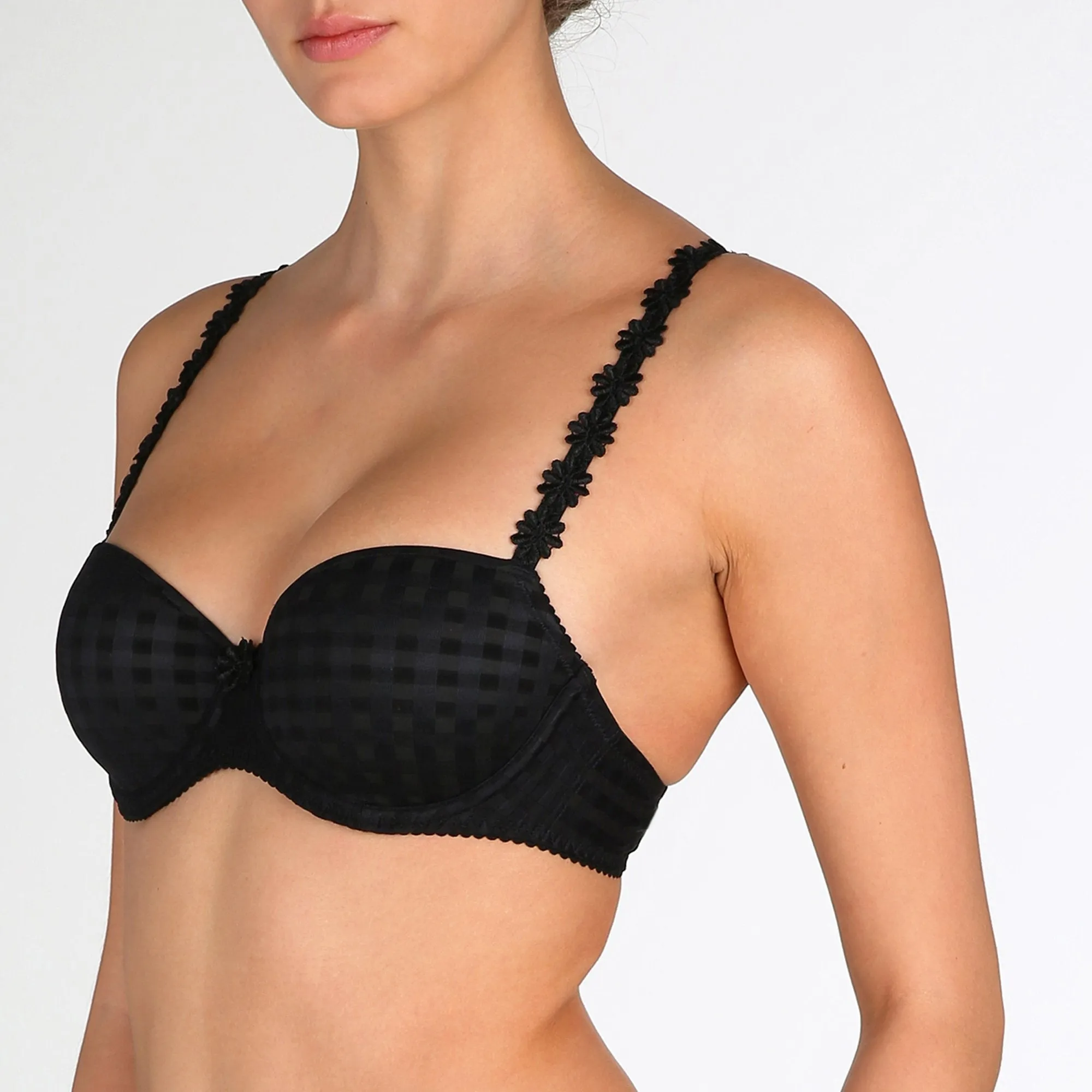 Avero Formed Cup Balconnet Bra (Black) A-F