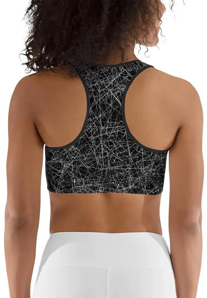 Blurred Lines Sports Bra