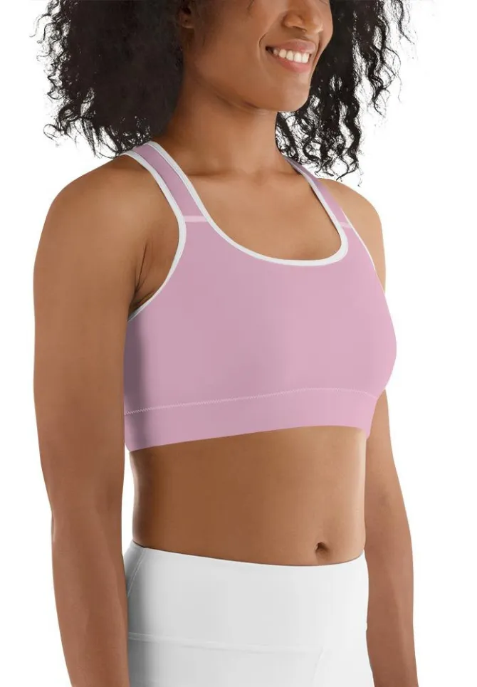 Blush Pink Sports Bra