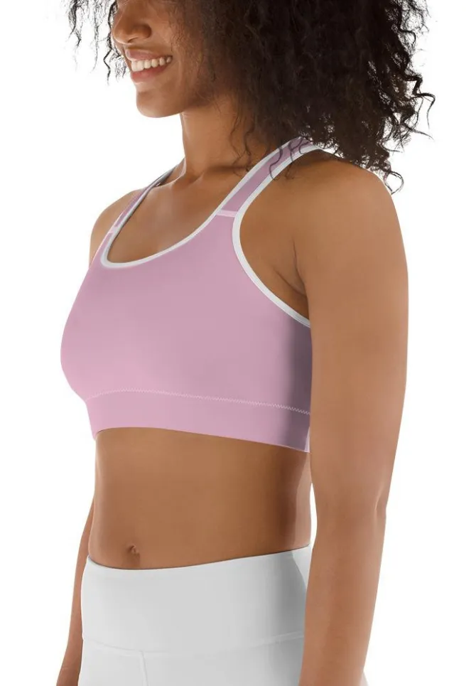 Blush Pink Sports Bra