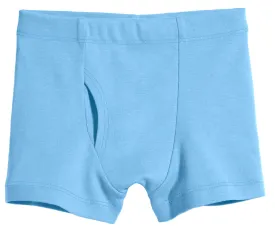 Boys Organic Boxer Briefs Seconds | Damage Bright Light Blue