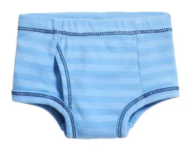 Boys Striped Briefs-Seconds| Damage - Bright Light Blue