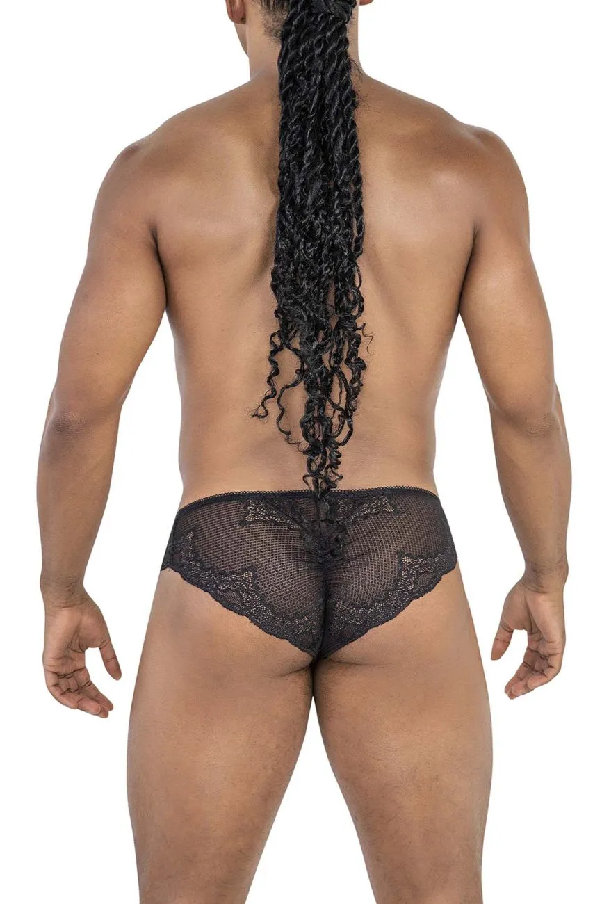 CandyMan 99769 Lace Briefs Color Black