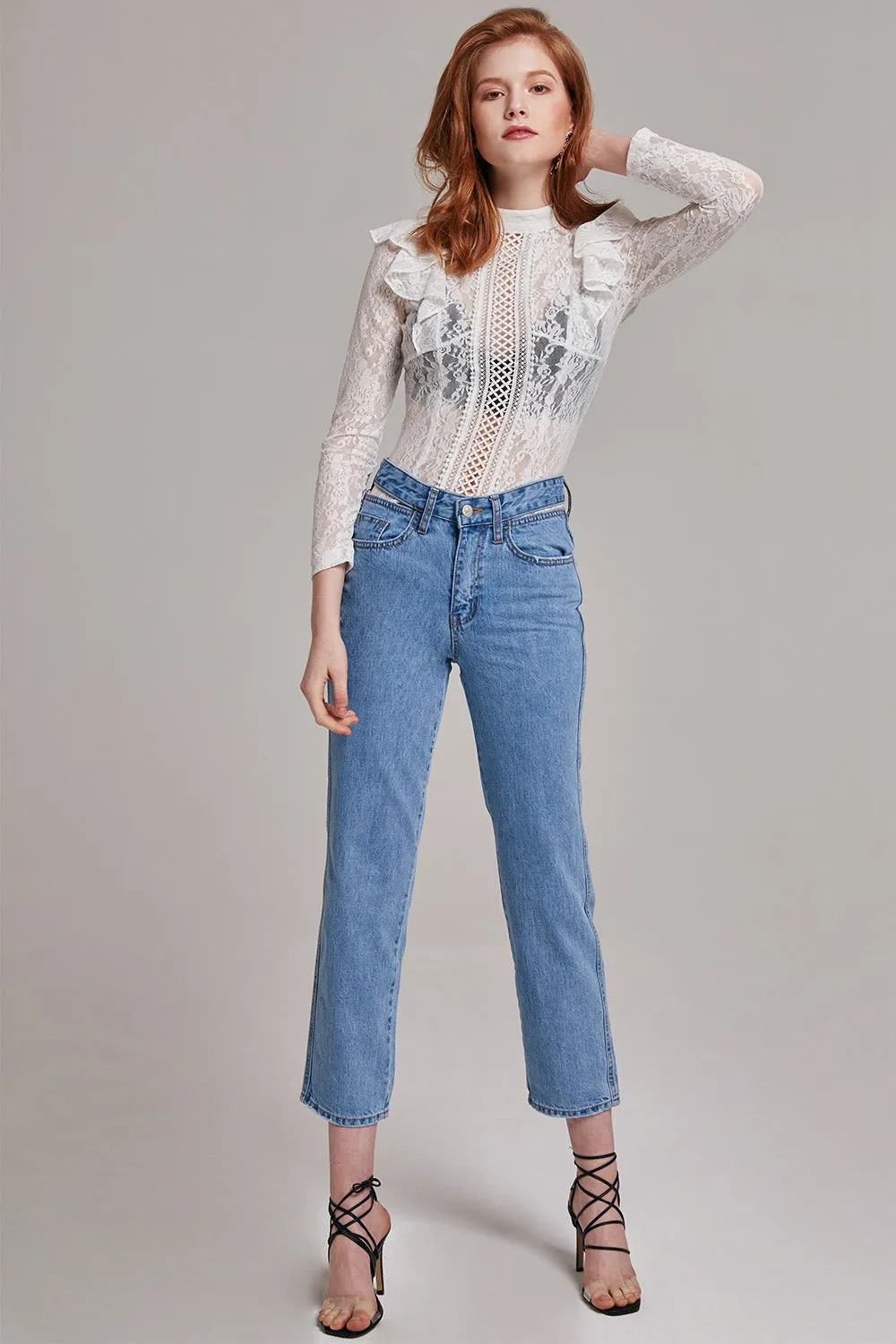 Carter Vintage Ruffle Top