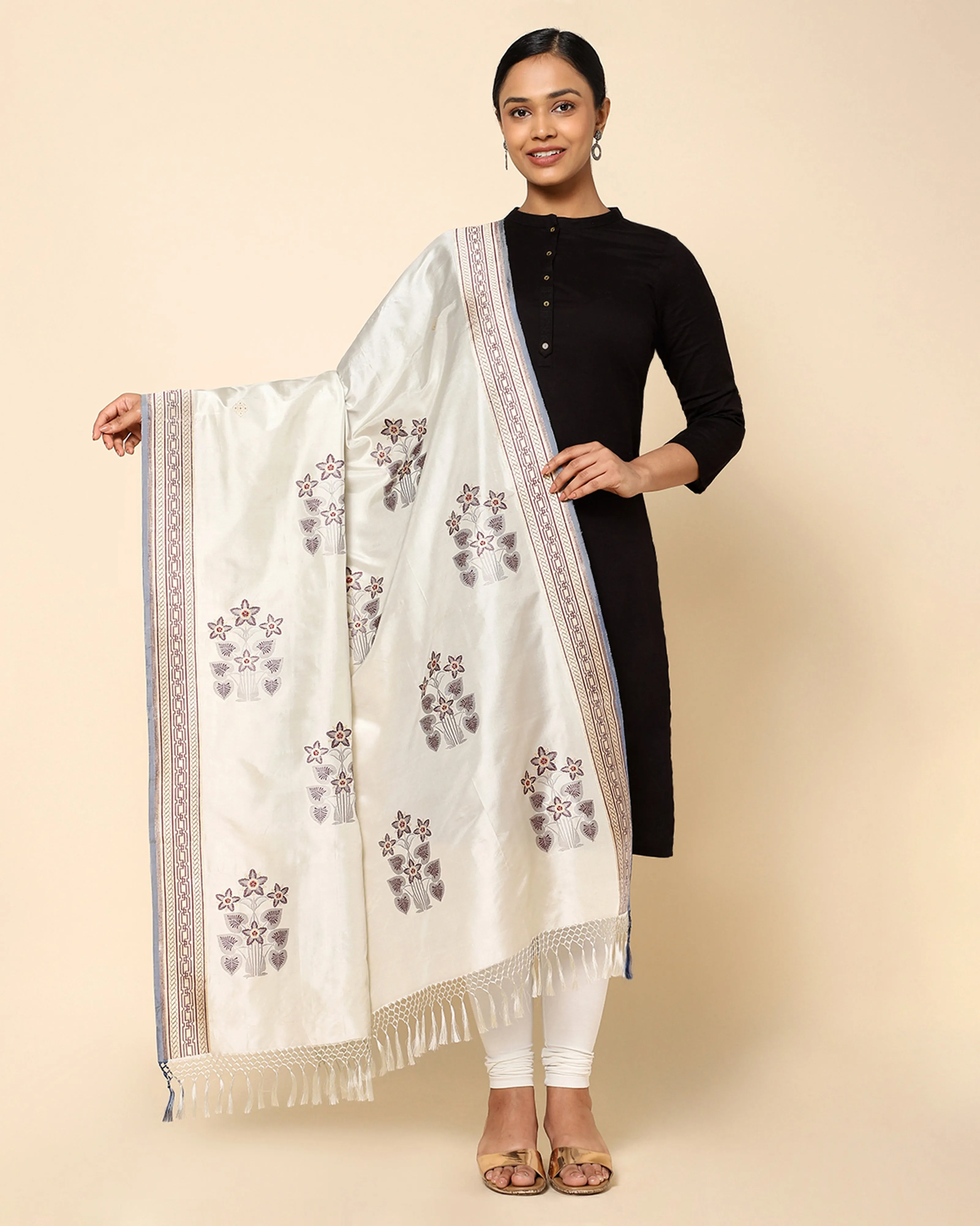 Clarice Kadwa Silk Dupatta