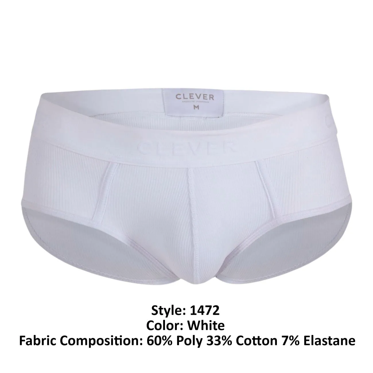 Clever 1472 Heavenly Briefs Color White