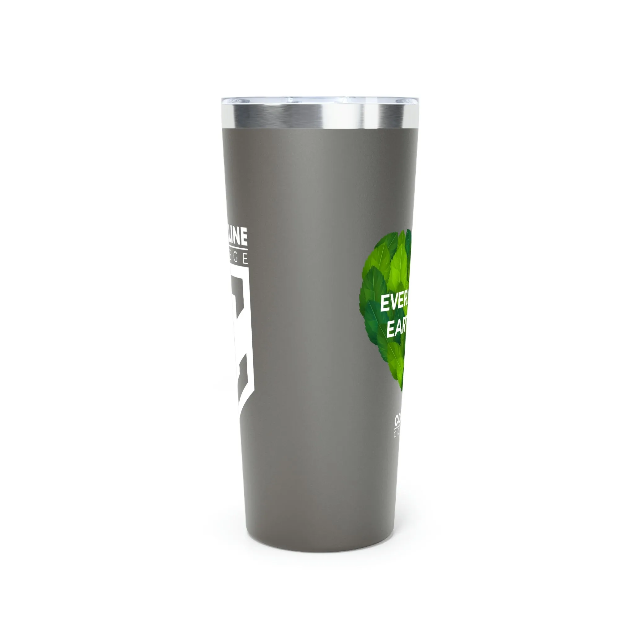 Coastline "Earth Day is Every Day" Copper Vacuum Insulated Tumbler, 22oz