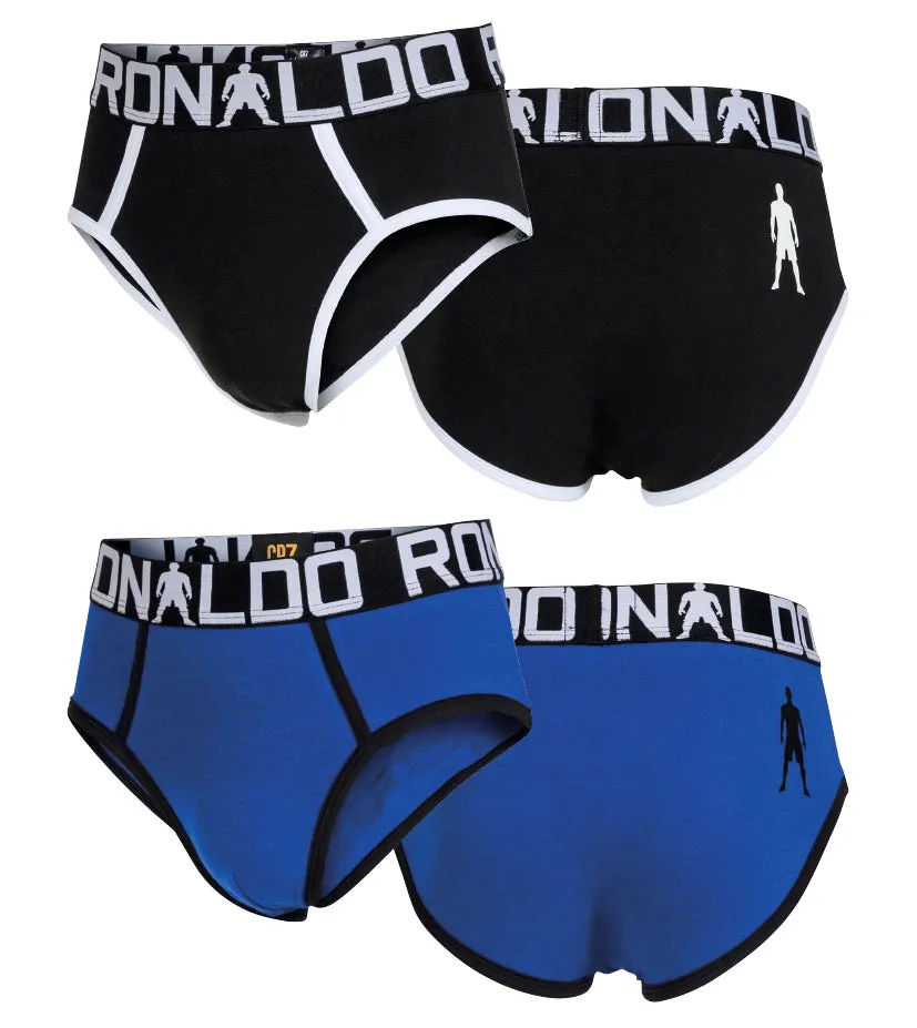 CR7 Boy's 2-Pack Cotton Blend Briefs