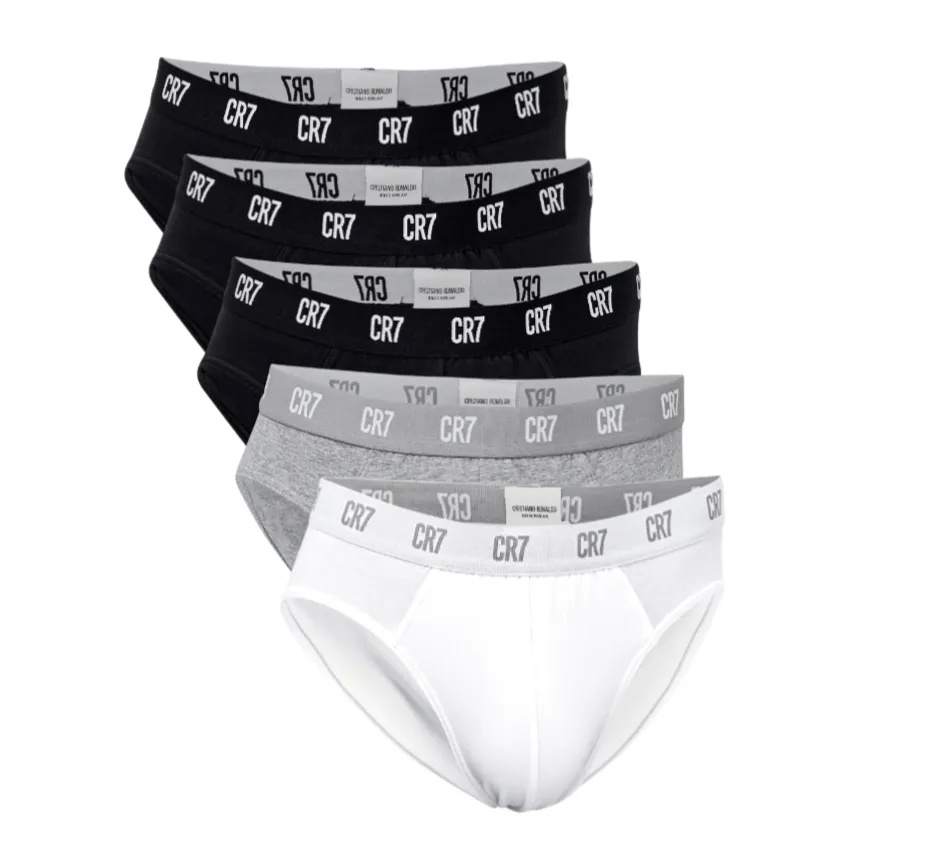 CR7 Men's 5-Pack Cotton Blend Briefs