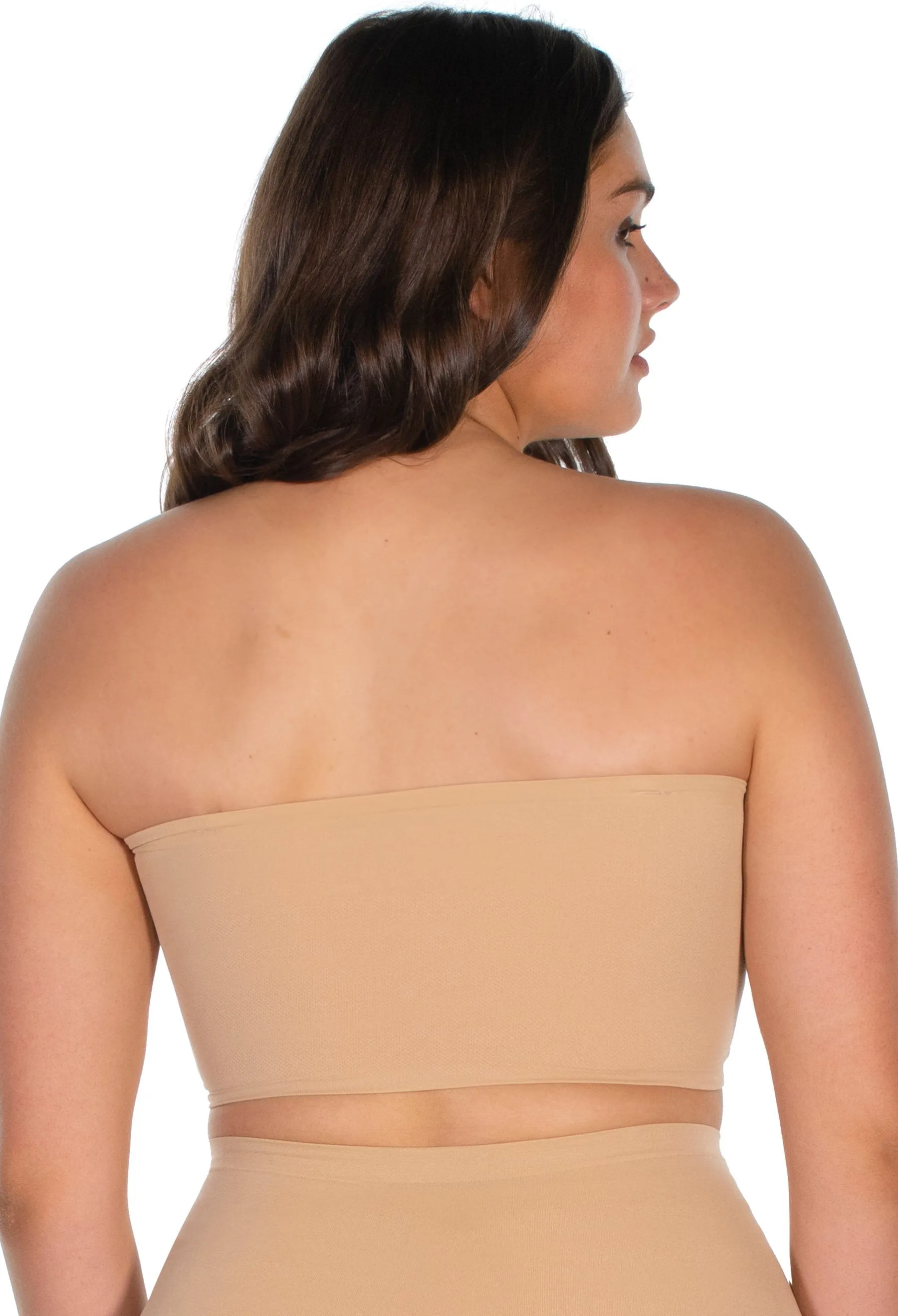 Curvy Soft Comfort Padded Bandeau - 3 Pack