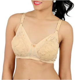 Daisy Dee Cotton Non Padded Everyday Charishma Bra (Skin)