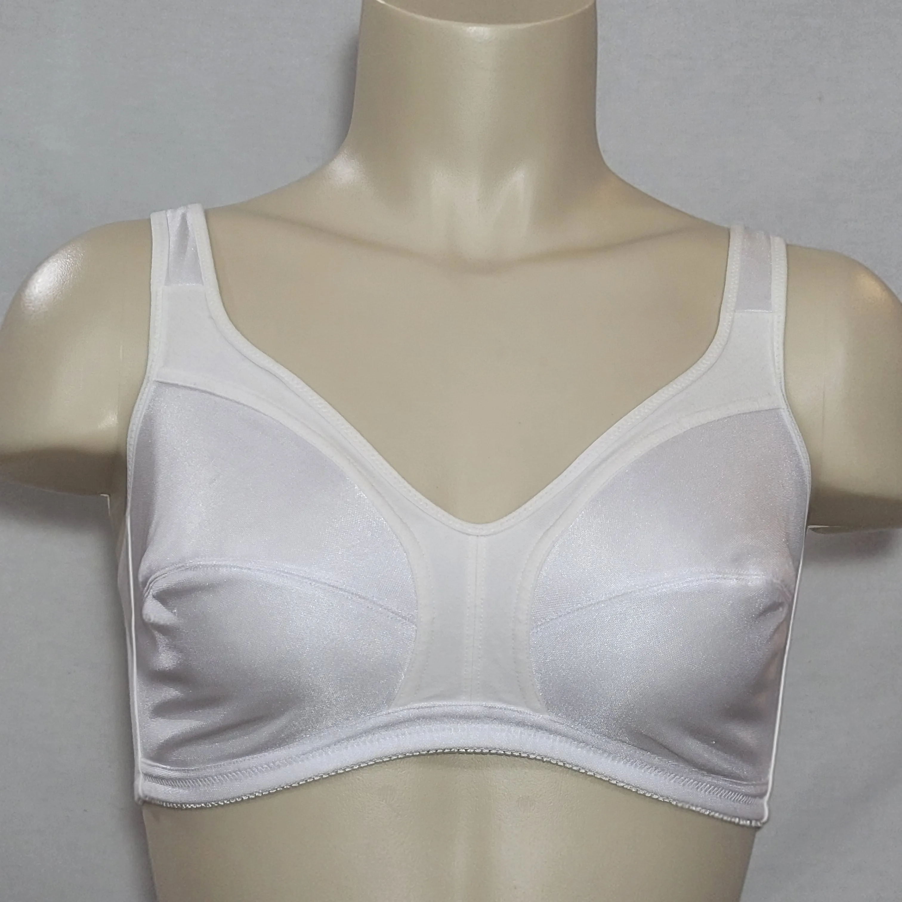 Dominique 5316 Cotton Lined Soft Stretch Wire Free Bra 34B White