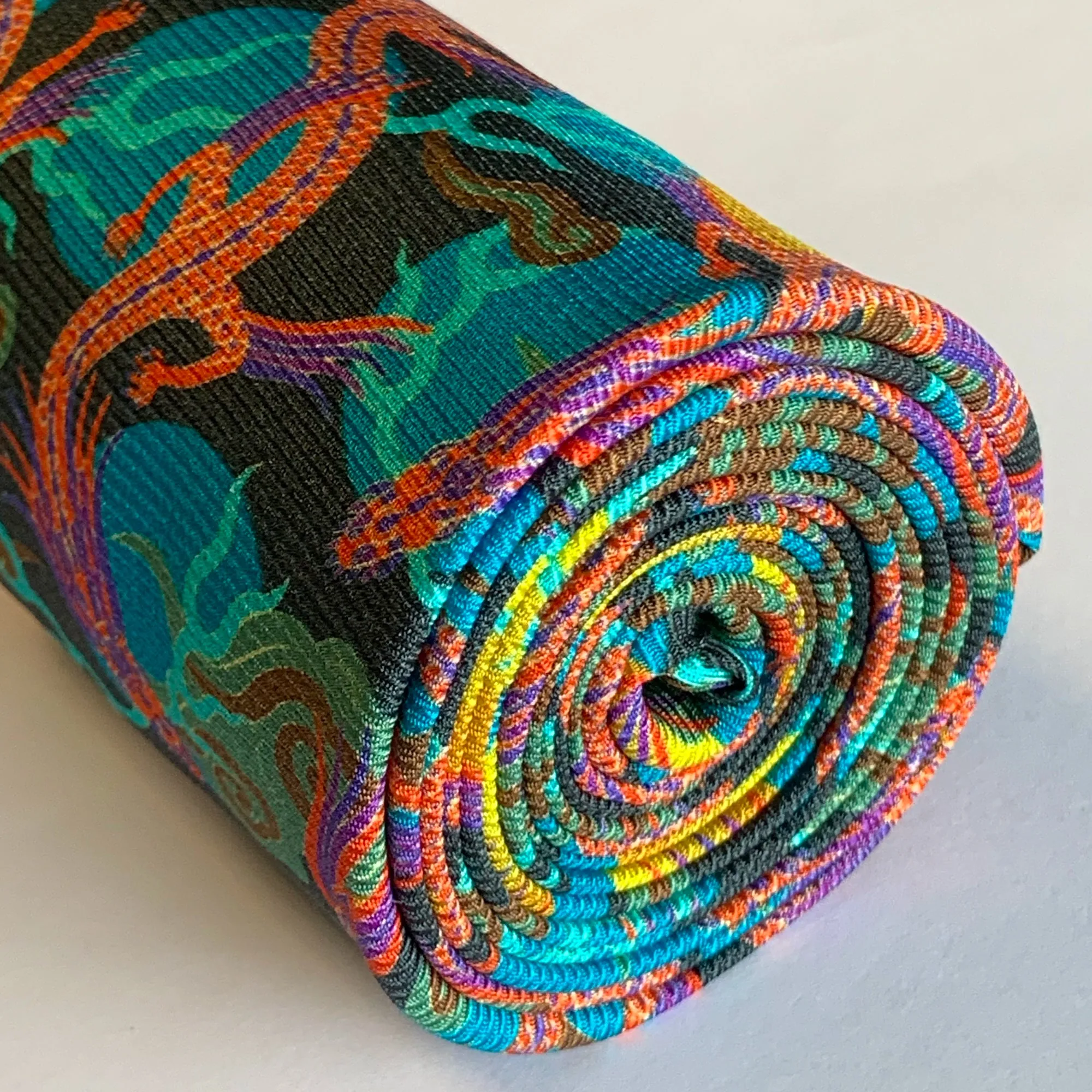 Dragon Tie, Neon – Silk Neck Tie