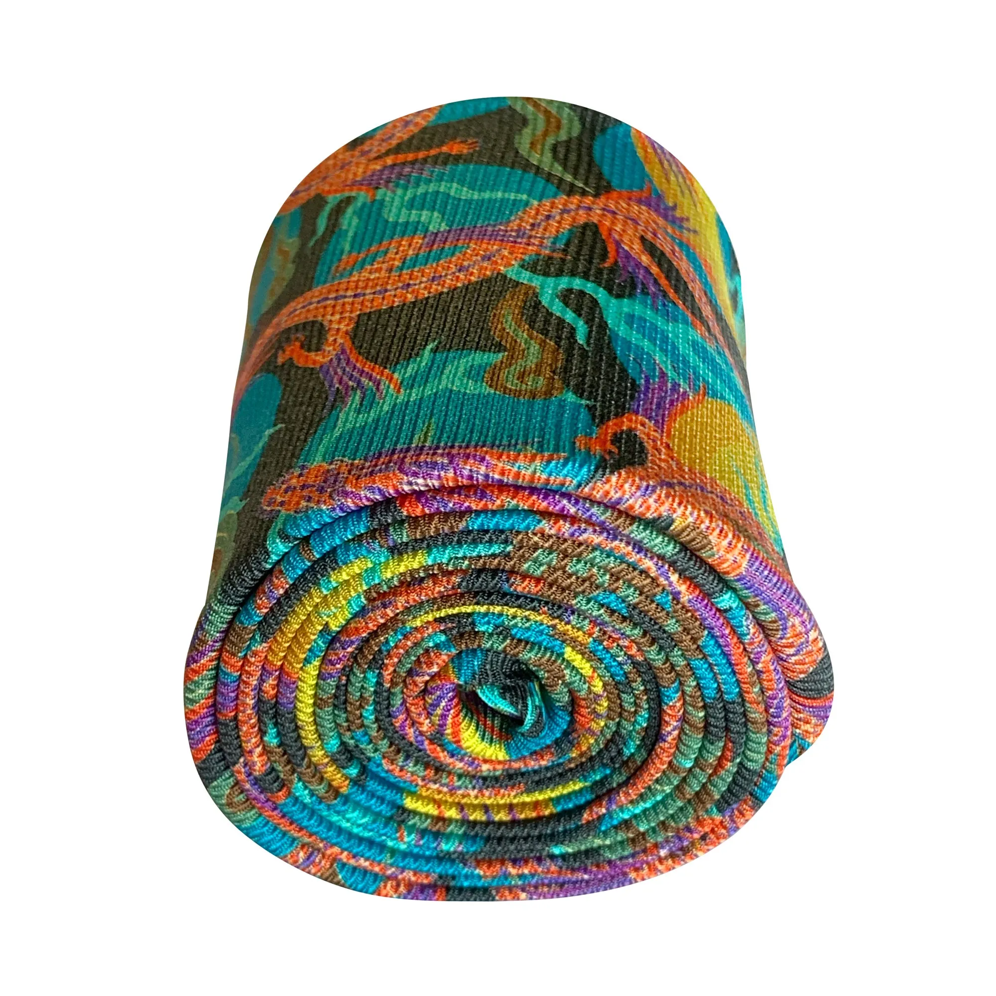 Dragon Tie, Neon – Silk Neck Tie