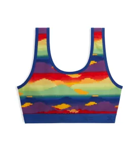 Essentials Soft Bra LC - Digital Rainbow