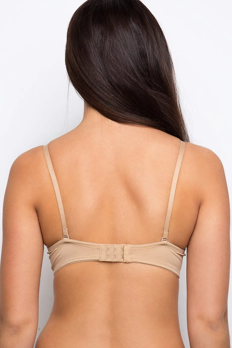 Hannah Plunge Bra - Nude