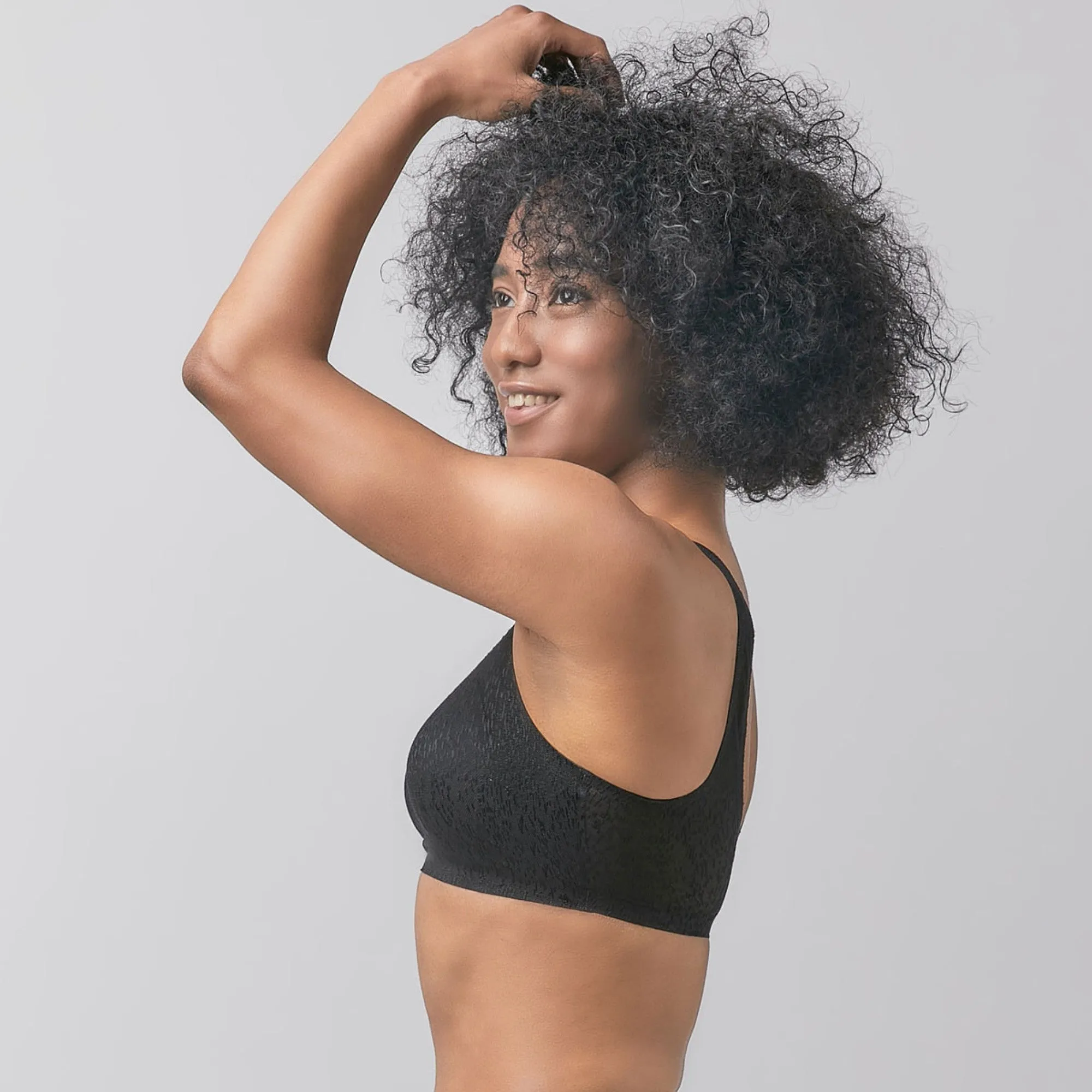 Invisible Lightmesh Extra Skin™ Bra Top - Black