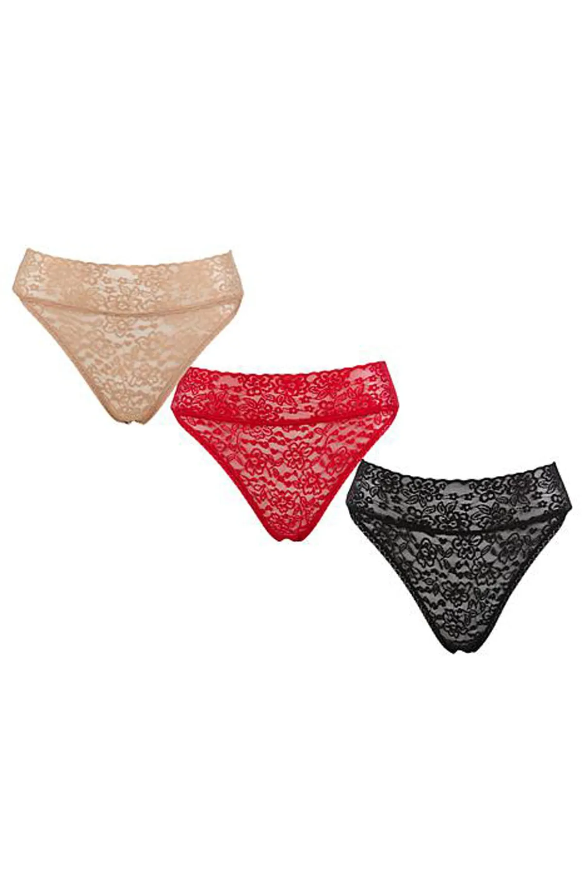 Lace Bikini 3 Pack Panties