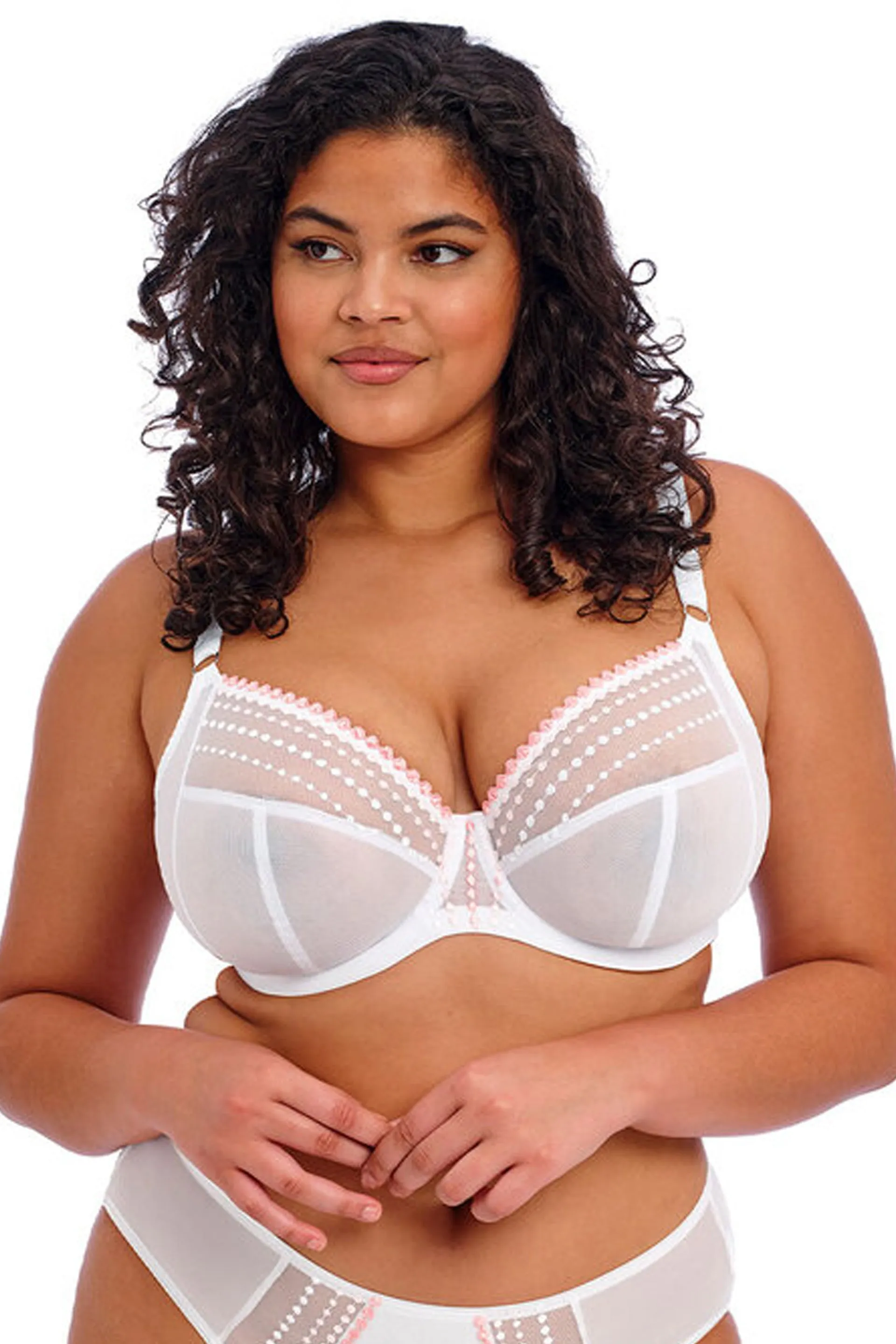 Matilda Plunge Bra White