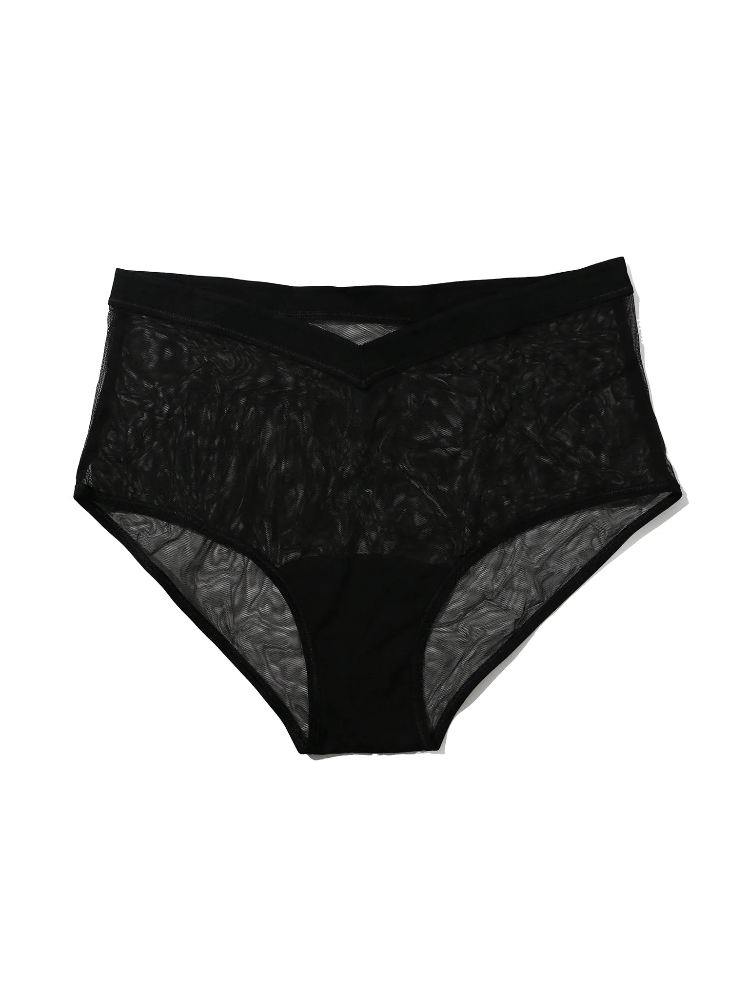 Mesh Boyshort Black