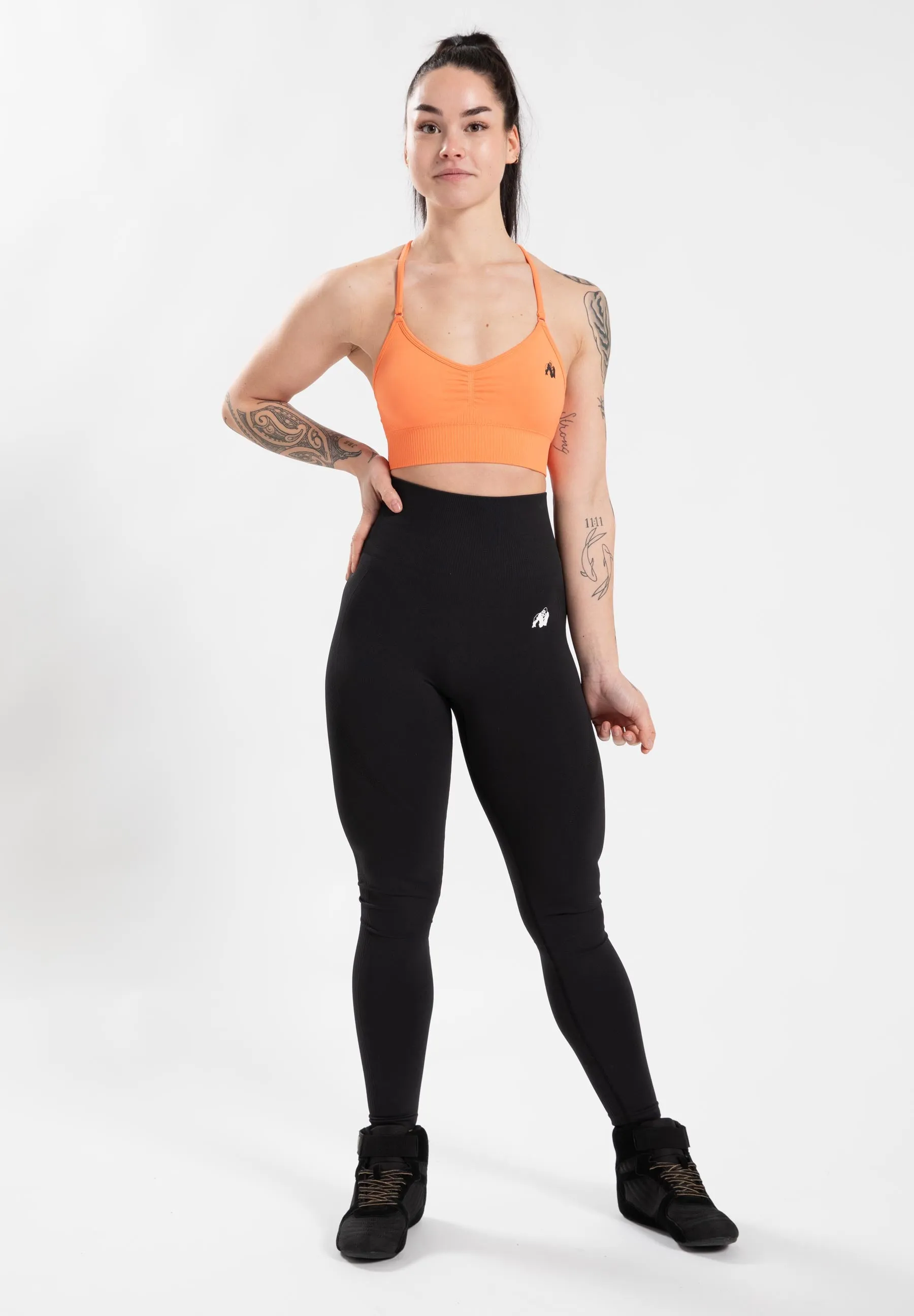 Olivia Seamless Sports Bra - Peach