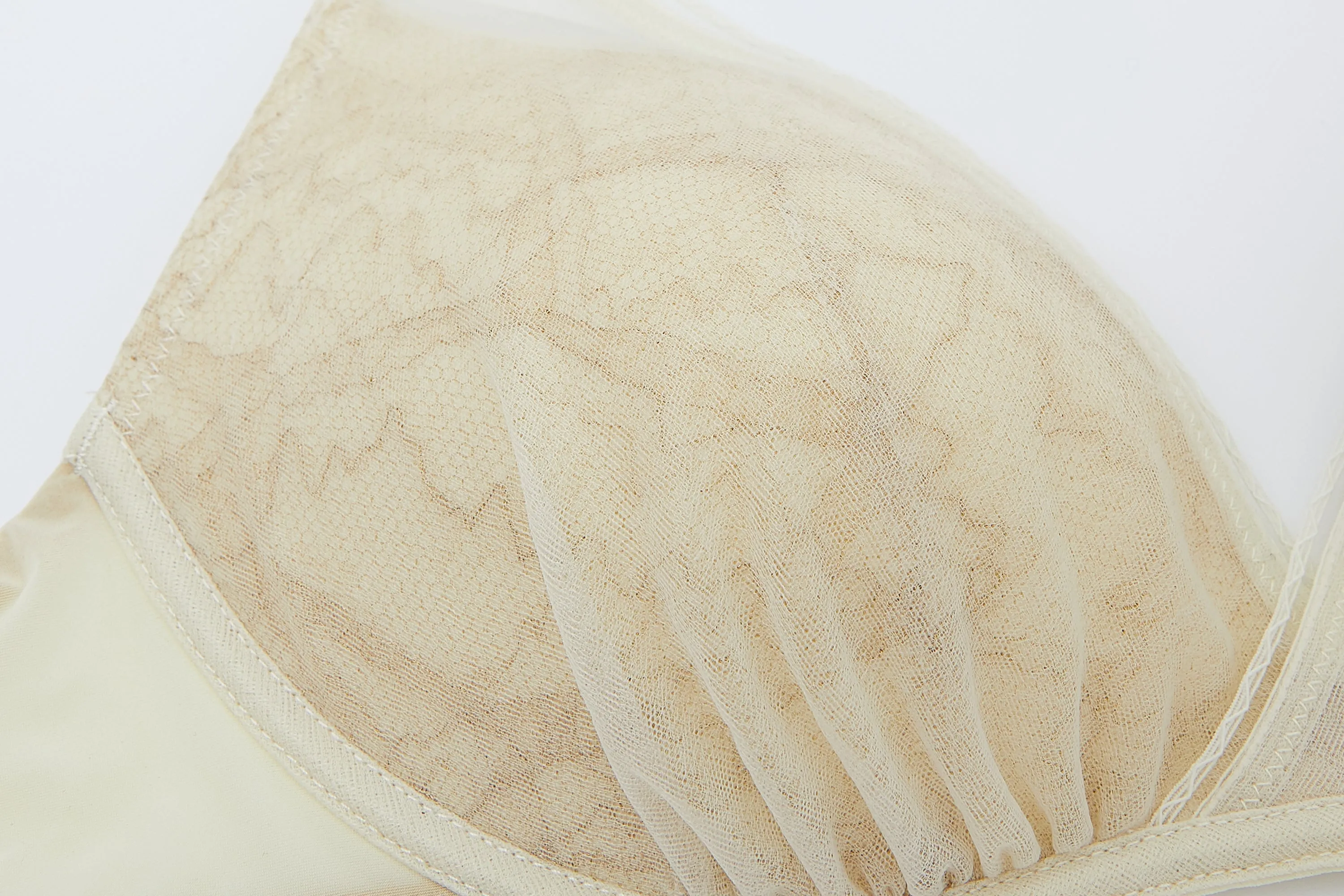 Plisse Lace 3/4 Cup Bra