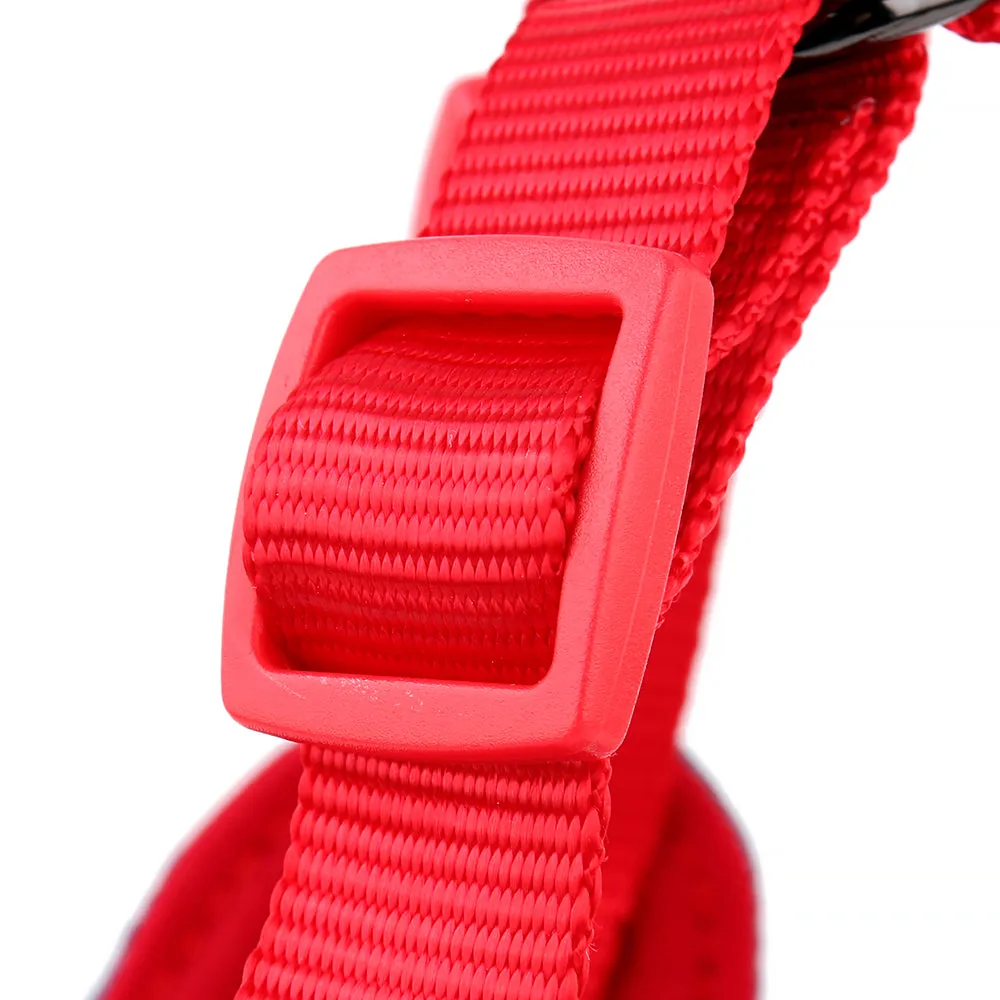 Red Denim Dog Harness