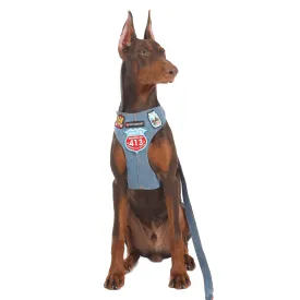 Red Denim Dog Harness