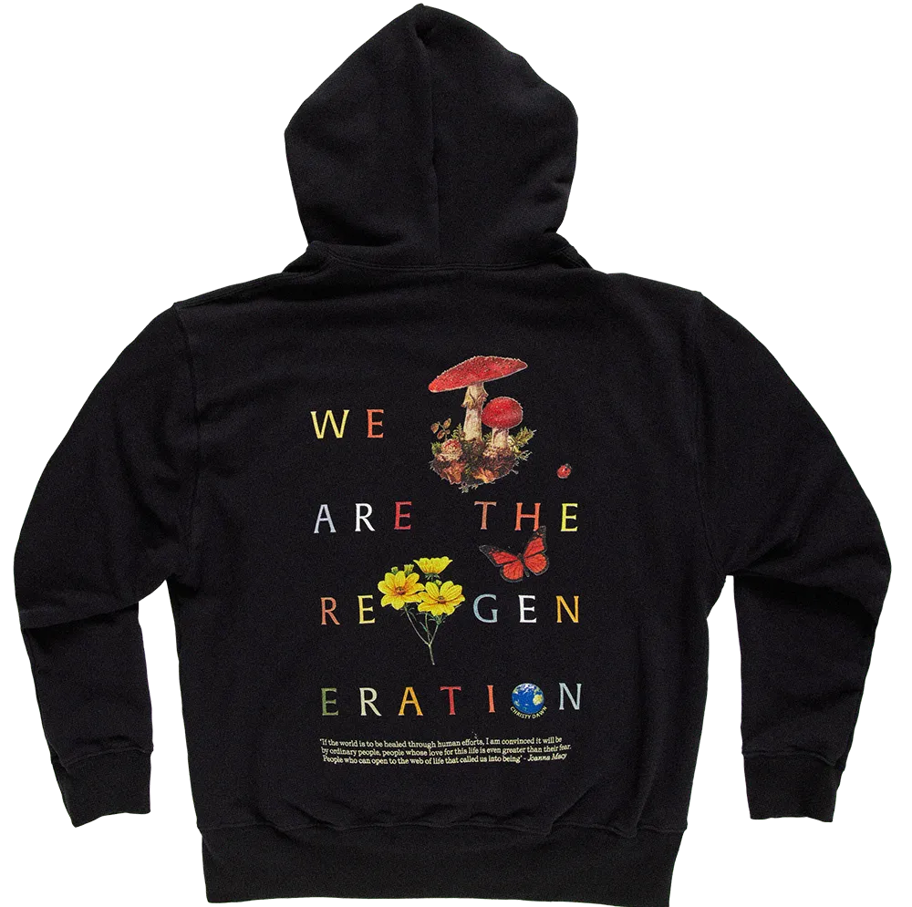 Regeneration Hoodie | Black Rainbow