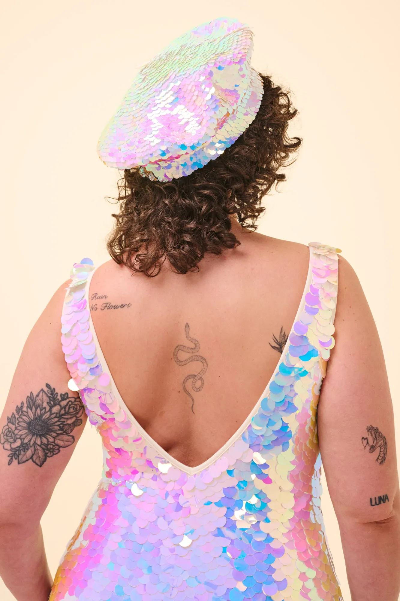 SEA CIRCUS SEQUIN PLAYSUIT - OPAL