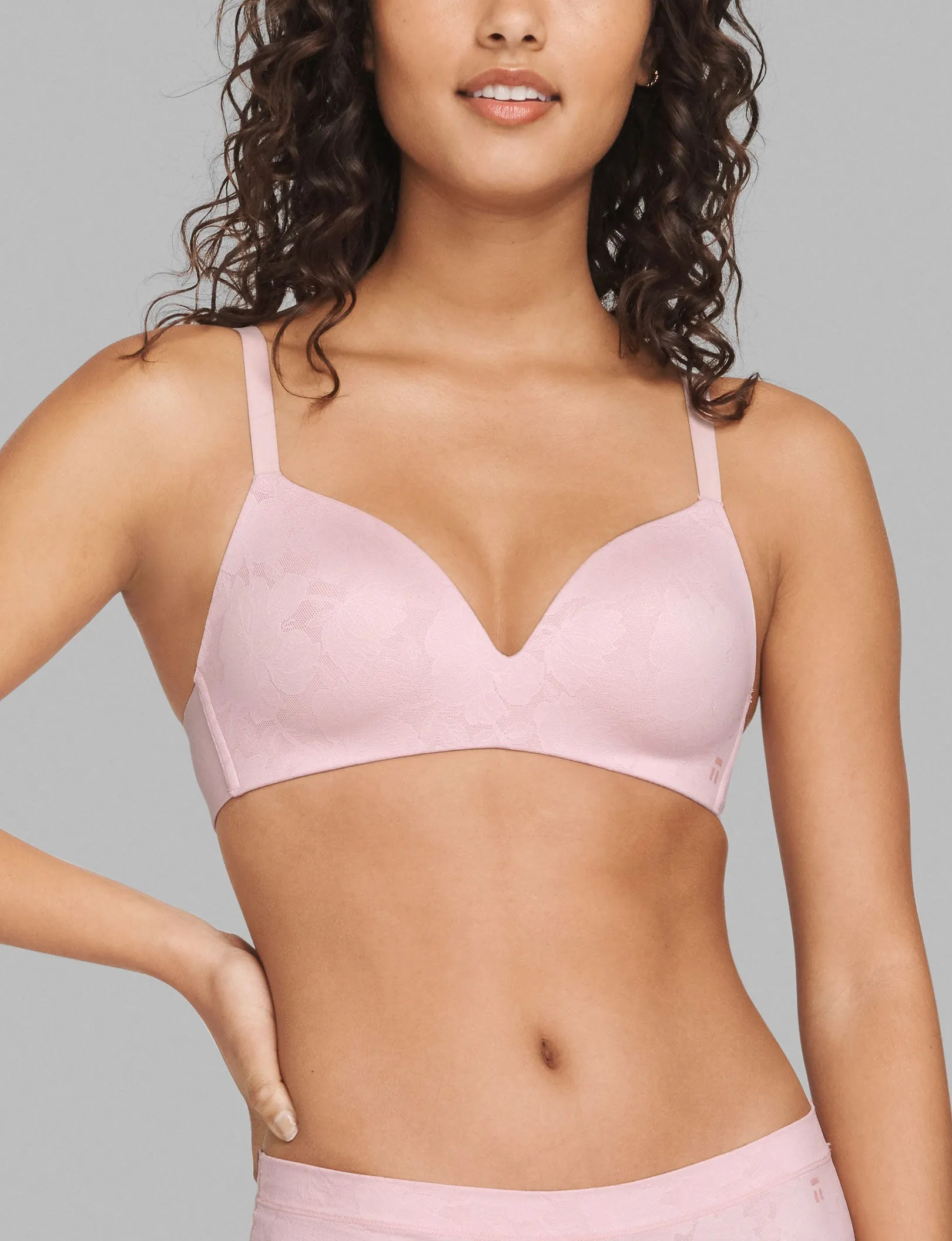 Second Skin Comfort Lace Lightly Lined Wireless Bra