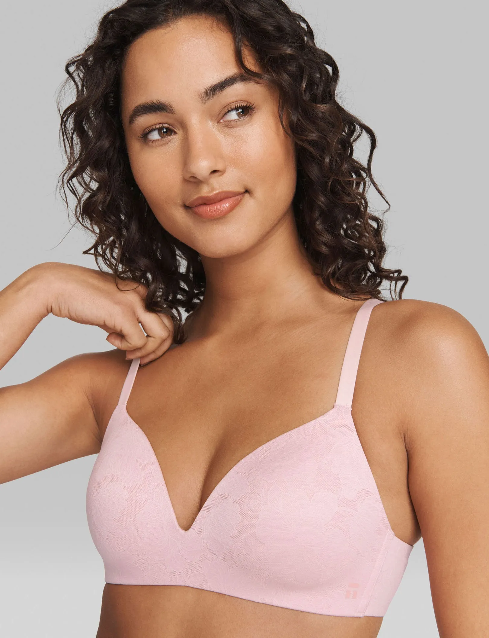 Second Skin Comfort Lace Lightly Lined Wireless Bra