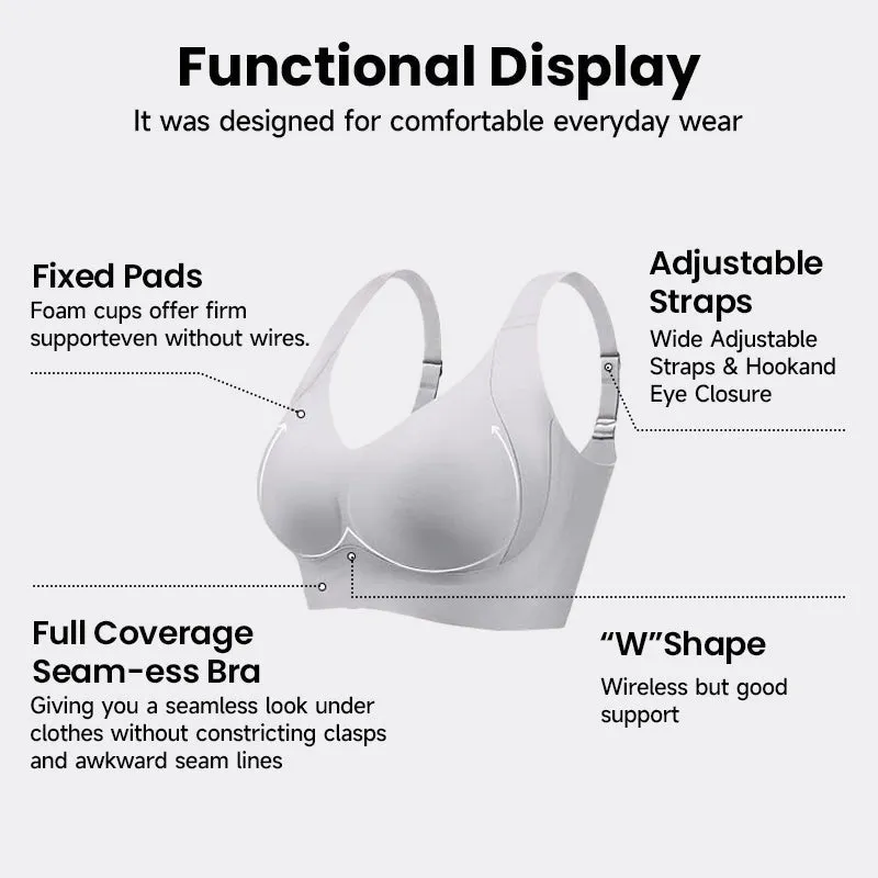 Shecurve®-Daily Comfort Wireless Shaper Bra-Grey