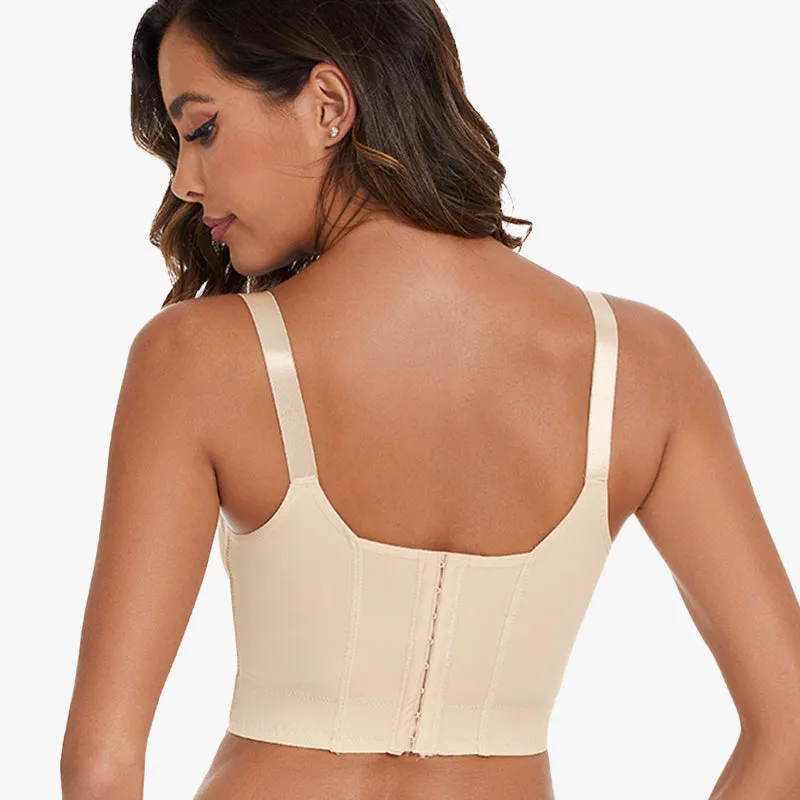 SheCurve® Push-Up Back Smoothing Bra-Beige