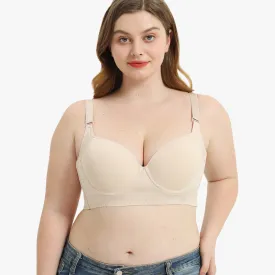 SheCurve® Push-Up Back Smoothing Bra-Beige