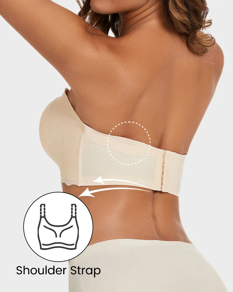 SheCurve® Strapless Invisible Push Up Bra