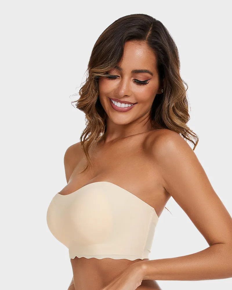 SheCurve® Strapless Invisible Push Up Bra