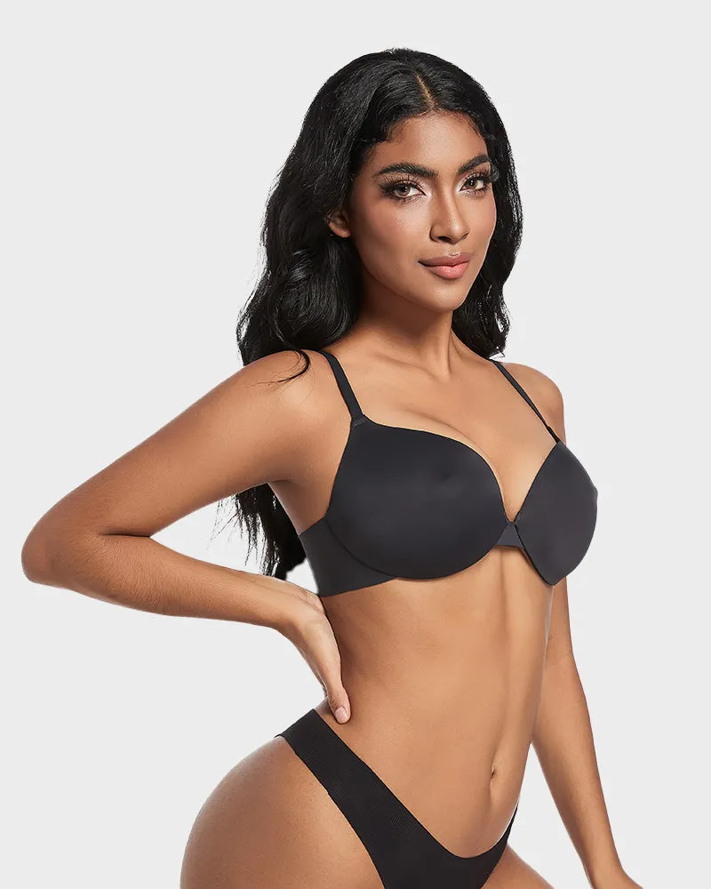 SheCurve®Nipple Push-Up Bra - Black