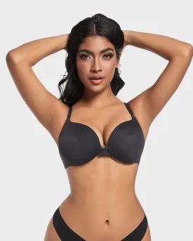 SheCurve®Nipple Push-Up Bra - Black