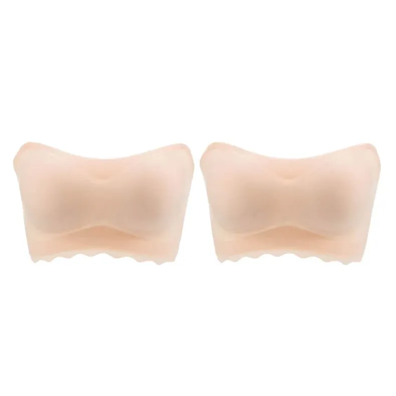 Shecurve®Plus Size Strapless Invisible Push Up Bra (Buy 1 Get 1 Free)-2PCS Beige